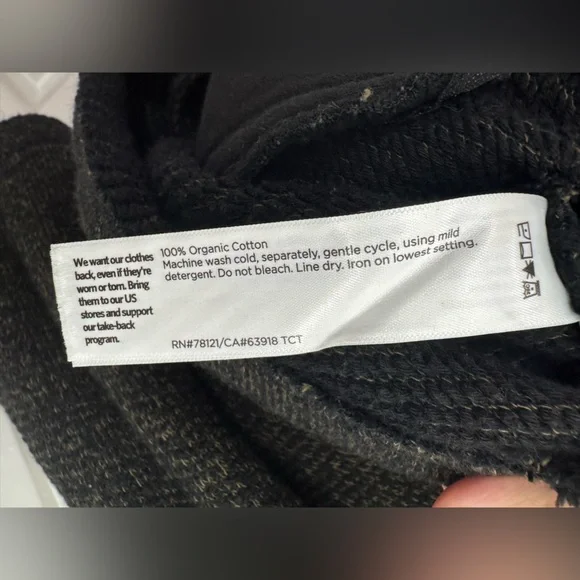 Organic Cotton Terry Stand Collar Jacket | EILEEN FISHER olive green size small - Picture 6 of 10